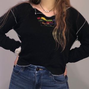 Long sleeved graphic tee